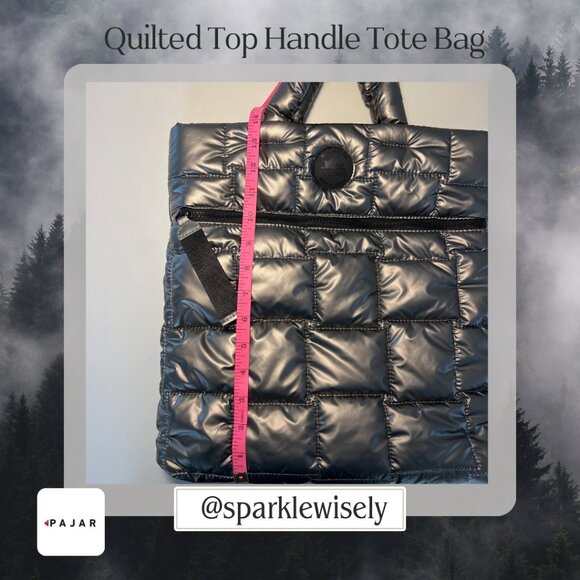 PAJAR Quilted Top Handle Tote Bag - Picture 13 of 16